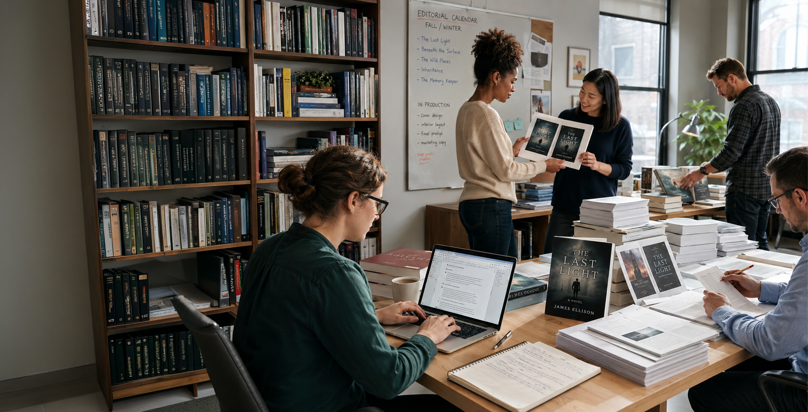 The Publishing Press USA team at work  |  Professional book publishing company USA