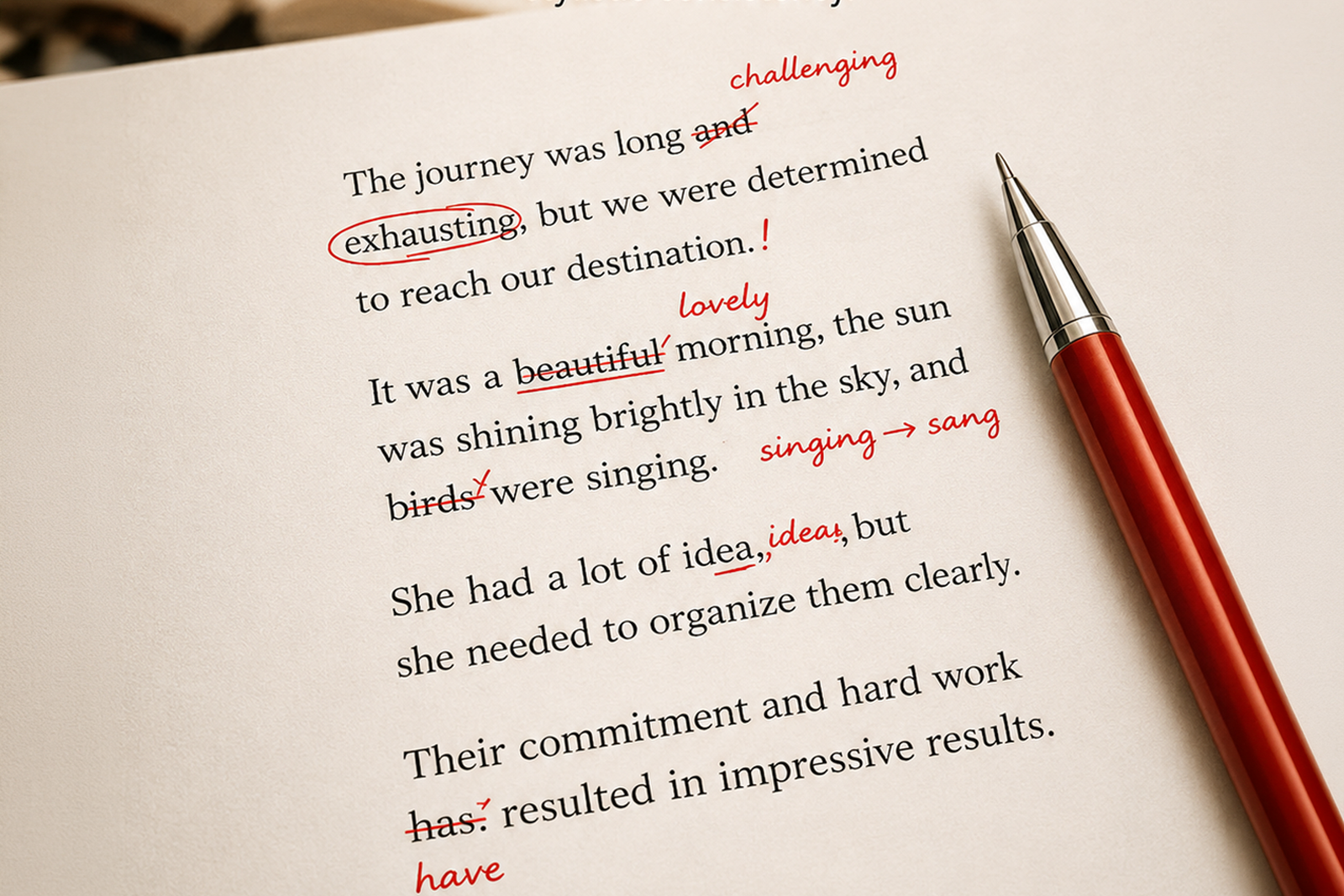 Manuscript review and copy editing process