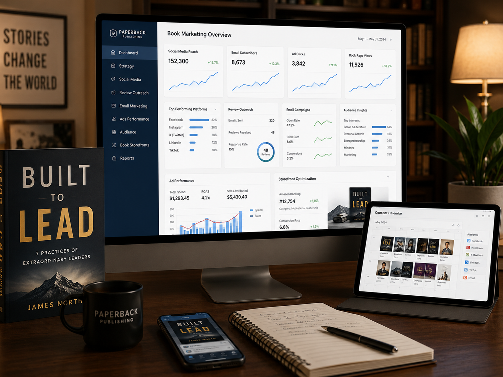 Amazon and social media book marketing campaigns